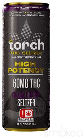 Torch Black Cherry 60mg THC High Potency Seltzer