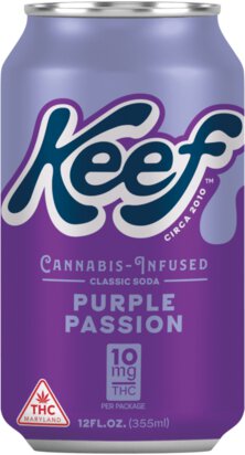 Keef Purple Passion 10mg THC Infused Soda