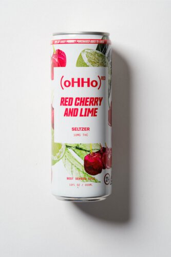 OHHO Red Cherry & Lime 10mg THC Seltzer