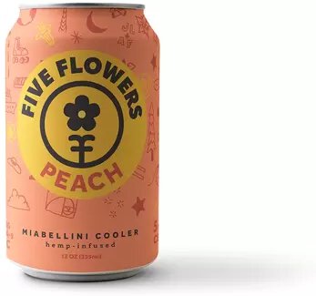 Five Flowers Peach 5MG THC 5MG CBD