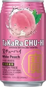 Takara Chu Hi White Peach Sparkling Cocktail