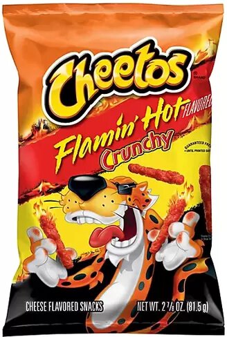 Cheetos Crunchy Flamin' Hot Flavored