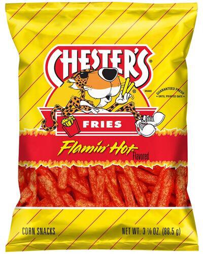 Chester's Fries Flamin' Hot Flavored Corn Snacks