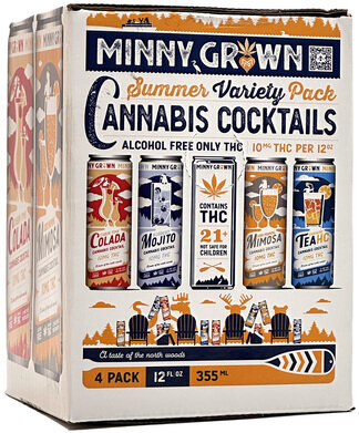 Minny Grown Summer Variety 10mg Thc Cocktails Non Alcoholic