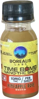 BOREALIS PINEAPPLE SHOT 5PK 10MG THC 2OZ