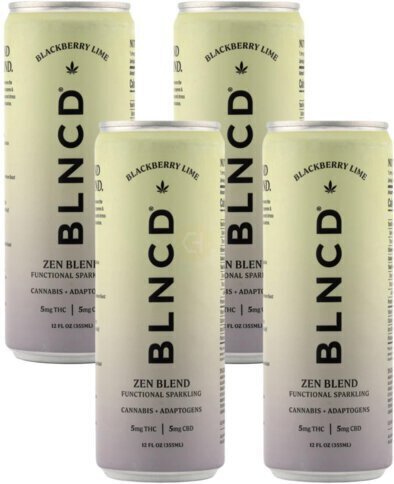 BLNCD Blackberry Lime Zen Blend 5mg THC + 5mg CBD