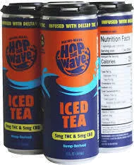 Hop The Wave Iced Tea 5mg THC + 5mg CBD