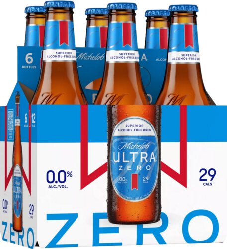 Michelob ULTRA Zero Non-Alcoholic Beer Bottle