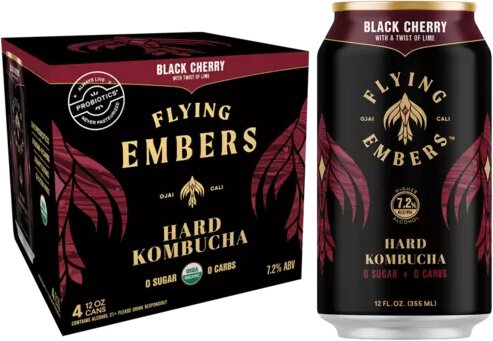 Flying Embers Black Cherry 4pk Cans