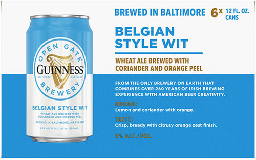 Guinness Belgian Style Wit Wheat Ale