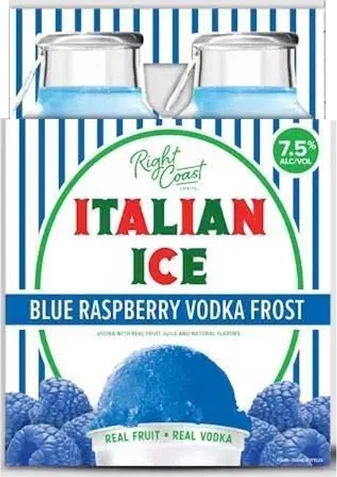 Italian Ice Blue Raspberry Vodka Frost 375ML - Ramirez Liquor, Los