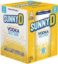 Sunny D Orange Pineapple Vodka Seltzer