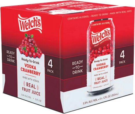 Welchs Vodka Cranberry Rtd