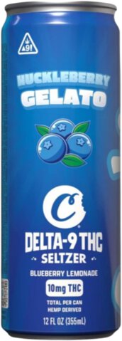 Cookies Huckleberry Gelato Blueberry Lemonade 10mg THC Seltzer