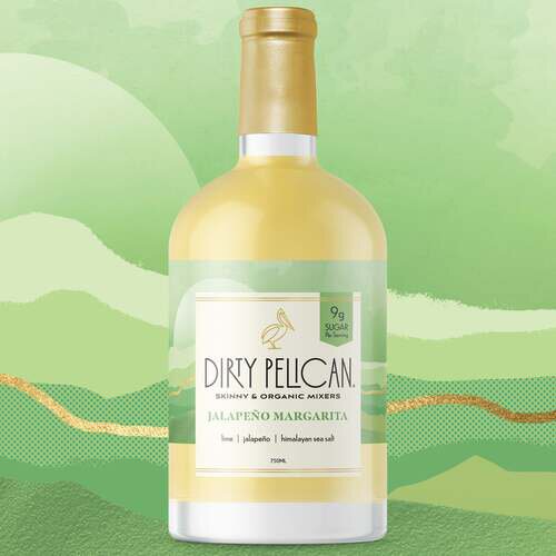 Dirty Pelican Jalapeno Margarita Organic Cocktail Mixer
