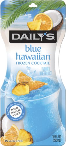 Daily's Blue Hawaiian Freezable Pouches