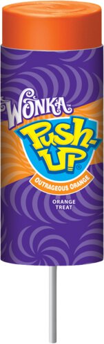 Wonka Outrageous Orange Push Pop