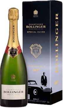 Bollinger Brut Special Cuvee Champagne NV James Bond 007 Gift Box (750ml)