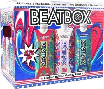 Beatbox Red White And Blue Variety Pack