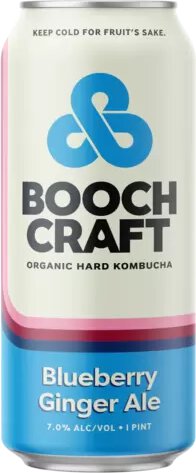 Booch Craft Organic Hard Kombucha Blueberry Ginger Ale