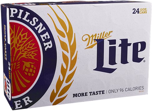 MILLER LITE SUITCASE Cans