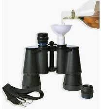 BINOCULARS 8Z PLASTIC FLASK