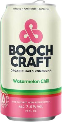 Booch Craft Organic Hard Kombucha Watermelon Chili