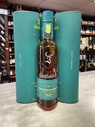 Glenfiddich Scotch 16 Year Old Aston Martin F1 Limited Edition
