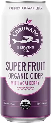 Coronado Super Fruit Organic Hard Cider With Acai Berry