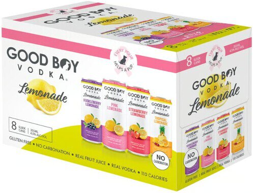 Good Boy Vodka Lemonade Variety Pack