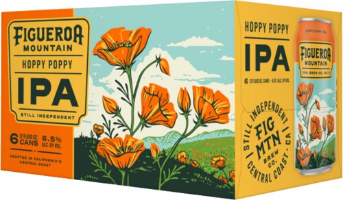 Figueroa Mountain Hoppy Poppy IPA Cans