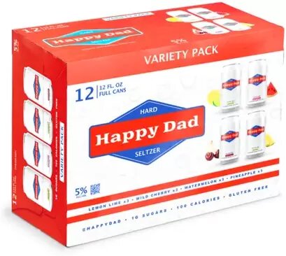 Happy Dad Hard Seltzer Variety Pack