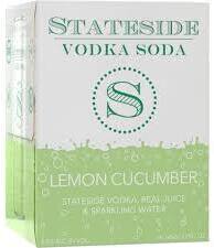 Stateside Vodka Soda Lemon Cucumber