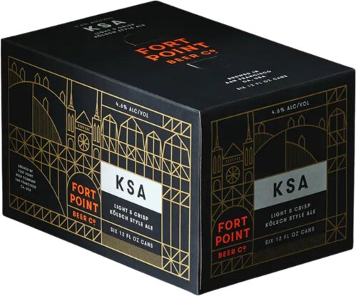 Fort Point Beer Co. Ksa Kölsch Style Ale Cans