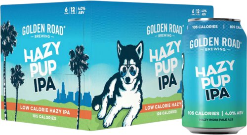 Golden Road Brewing Hazy Pup IPA 12oz Cans