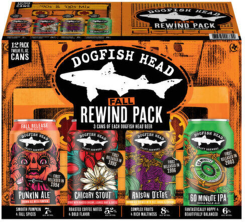 Dogfish Head Fall Rewind Variety Pack