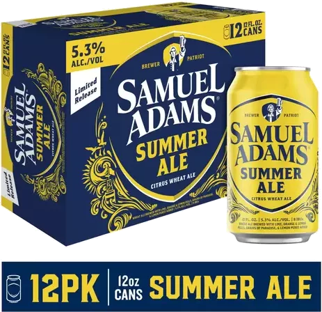 Sam Adams Summer Ale 12pk cans