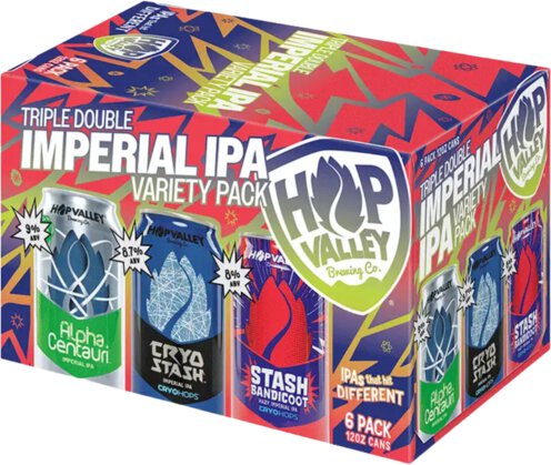 Hop Valley Triple Double Imperial Ipa Variety Pack