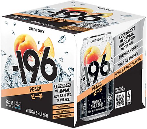 196 Peach Vodka Seltzer