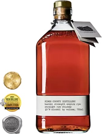 Kings County Distillery 4yr Barrel Strength Empire Straight Rye Whiskey