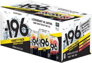 Suntory -196 Vodka Seltzer Variety (8-Pack) Cans