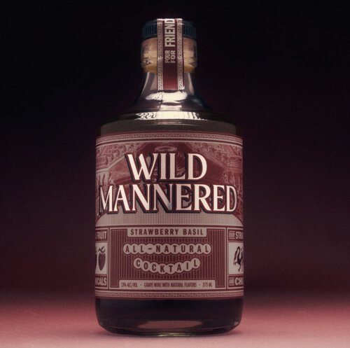 Wild Mannered Strawberry Basil 375ml