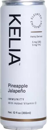 Kelia Pineapple Jalapeno Thc Seltzer 5mg
