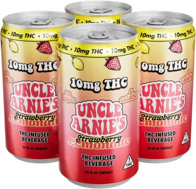 Uncle Arnies Strawberry Lemonade 10mg Thc