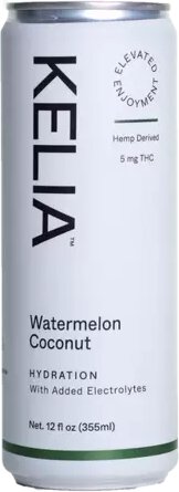 Kelia Watermelon Coconut Thc Seltzer 5mg
