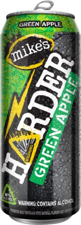 Mikes Harder Green Apple 16oz Cans