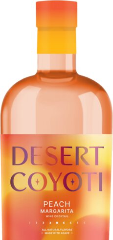 Desert Coyoti Peach Margarita Wine Cocktail
