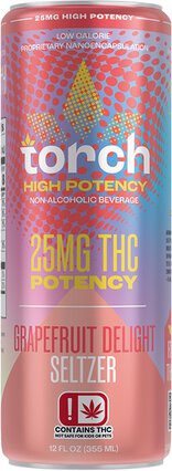Torch Grapefruit Delight 25mg THC Seltzer
