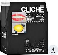 Cliche Wine Hard Seltzer Blueberry And Lemon