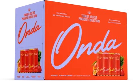 Onda Tequila Seltzer Paradise Variety Pack RTD Cocktail Cans